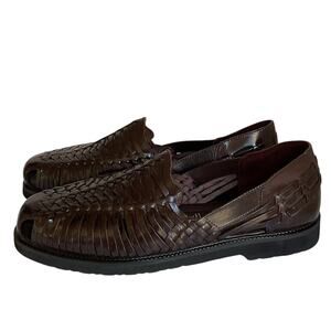 Deer Stags Antonio Brown Woven Leather Slip-On Huarache Summer Men’s 11.5M